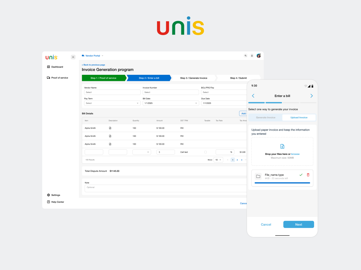 Vendor Portal