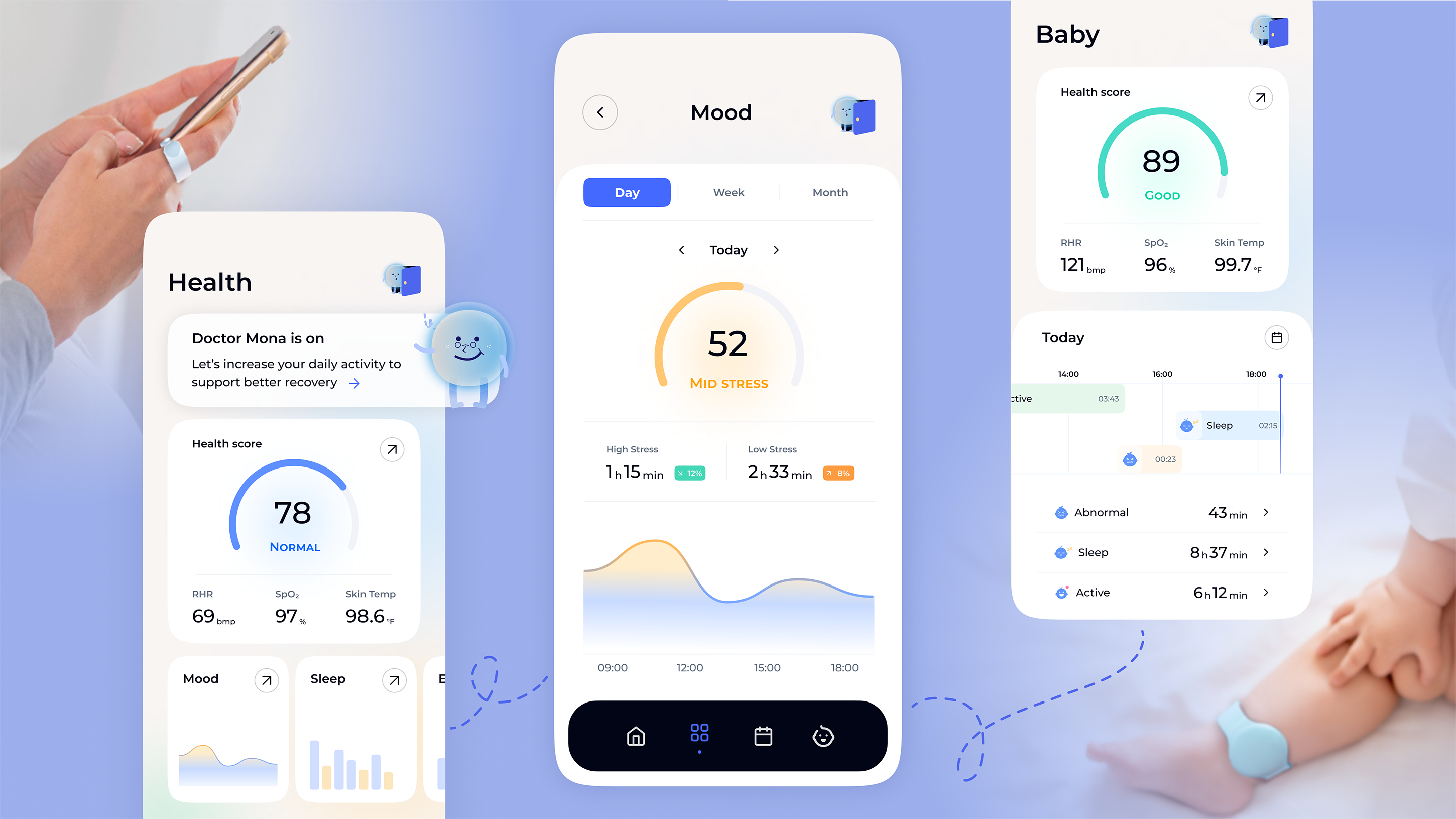 Mona app interface