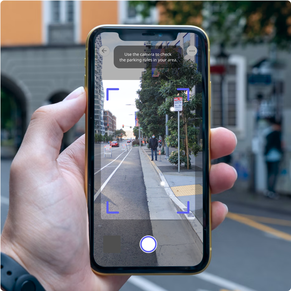 Way to Drive App Interface with Camera